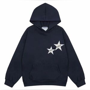 NWOT Aelfric Eden navy star hoodie size large